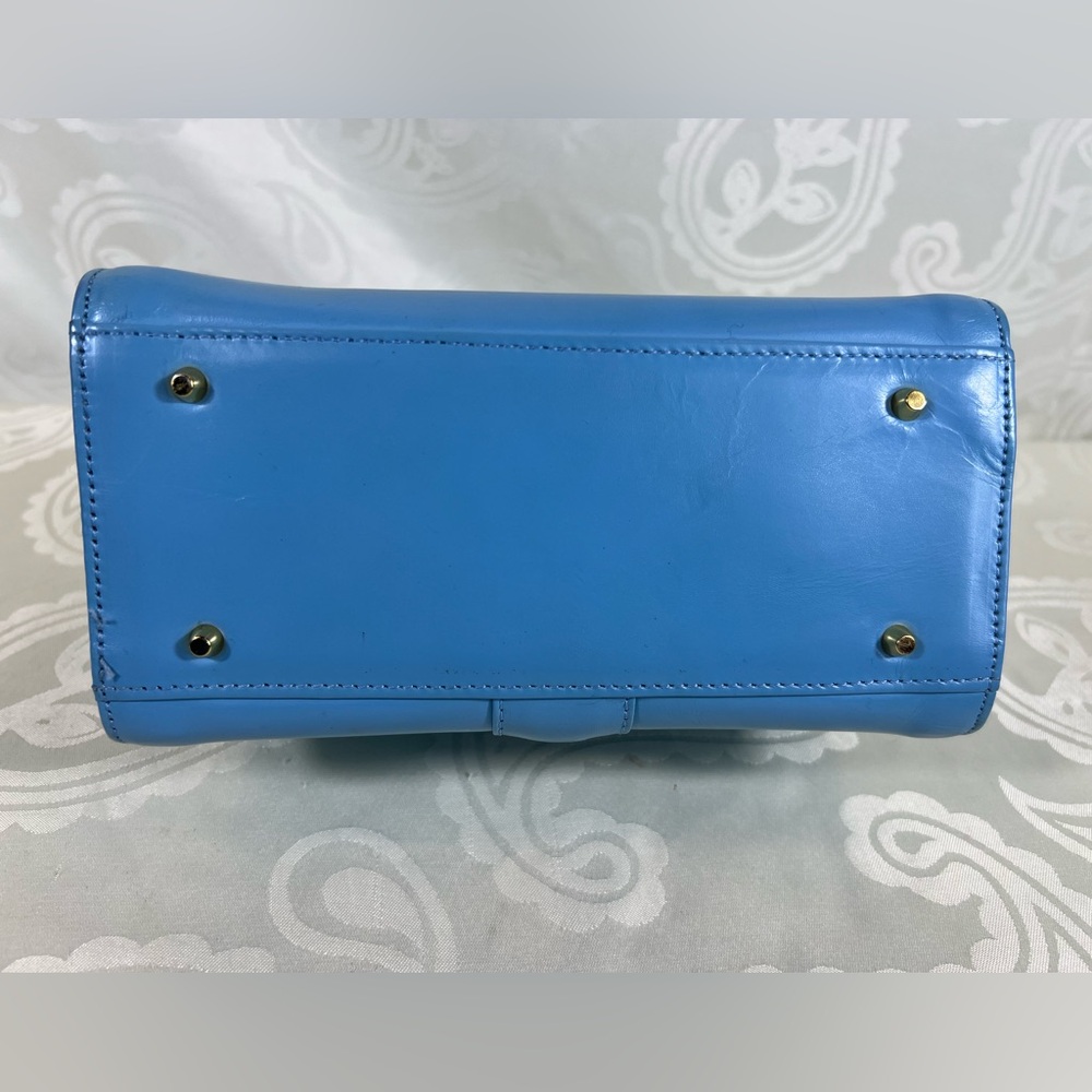 Collector’s Edition – Gianni Versace Powder Blue Top Handle Bag w/COA - Picture 6 of 16